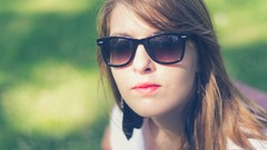 Woman sunglasses blondes models