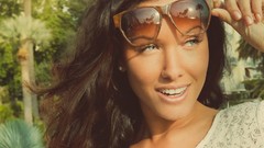 Woman sunglasses blondes models