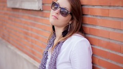 Woman sunglasses blondes models