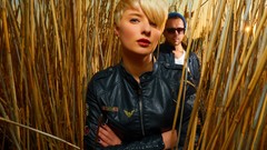 Woman sunglasses blondes portraits artistic