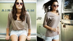 Woman sunglasses blondes skirts brunettes heather teen denim 