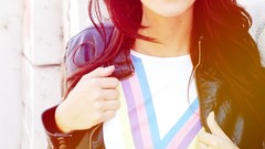 Woman sunglasses brunettes madelyn lance