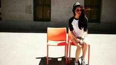 Woman sunglasses brunettes models