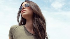 Woman sunglasses brunettes playmates