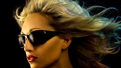 Woman sunglasses faces