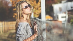 Woman sunglasses models