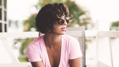 Woman sunglasses models