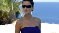 Woman sunglasses models Catrinel Menghia