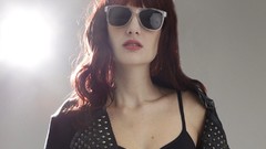 Woman sunglasses models susan coffey redheads