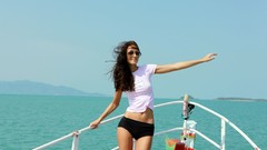 Woman sunglasses outdoors brunettes anna sbitnaya ukrainian