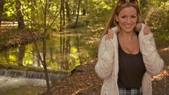 Woman sunglasses outdoors smiling models