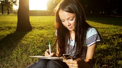 Woman sunlight models