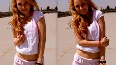 Woman sunny blondes streets models