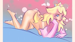 Woman Super Mario princess peach video games