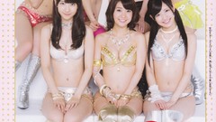 Woman surprise Japanese asians lingerie boots models AKB48