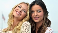 Woman swim miranda kerr candice swanepoel Victorias Secret