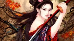 Woman Swords asians oriental