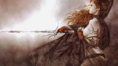 Woman Swords fantasy art