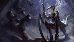 Woman Swords League of Legends fantasy art