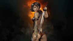 Woman Swords video games fantasy art