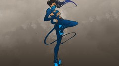 Woman tails artwork Simple Background bodysuits