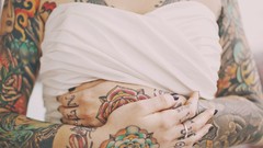 Woman tattoos