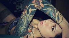 Woman tattoos