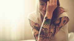 Woman tattoos