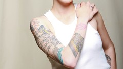 Woman tattoos