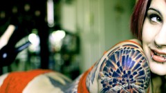 Woman tattoos