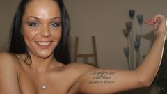 Woman tattoos black hair