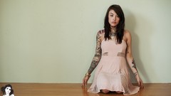 Woman tattoos brunettes