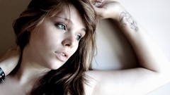 Woman tattoos brunettes