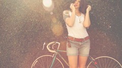 Woman tattoos brunettes