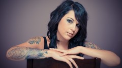 Woman tattoos brunettes