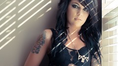 Woman tattoos brunettes