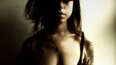 Woman tattoos brunettes