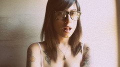 Woman tattoos brunettes