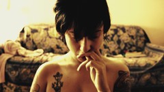 Woman tattoos brunettes