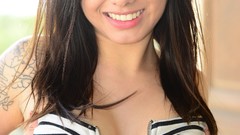 Woman tattoos brunettes cleavage pancinos adventures