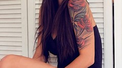 Woman tattoos brunettes models