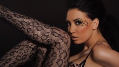 Woman tattoos brunettes piercings huge boobs Russians