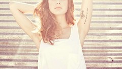Woman tattoos brunettes singers lena meyer-landrut