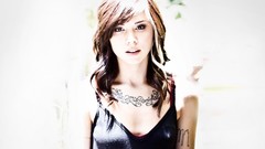 Woman tattoos christina perri brunettes bra