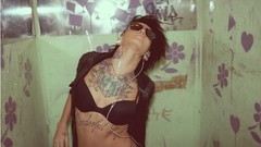 Woman tattoos lingerie brunettes models Russians Alexander 