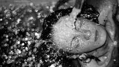 Woman tattoos lingerie freckles boobs Russians Bantik Boy