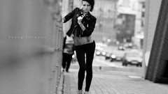 Woman tattoos lingerie freckles models boobs Russians Bantik 