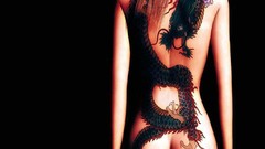 Woman tattoos models