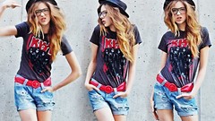 Woman tattoos models