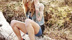 Woman tattoos models